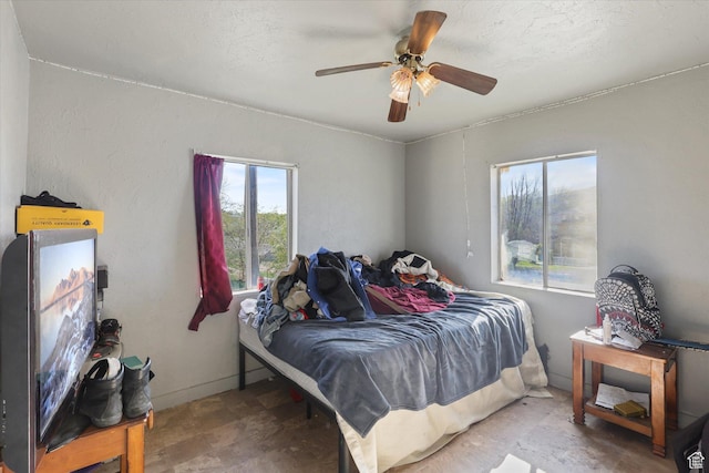 14 E Main St, Goshen, UT 84633 - bedroom with a ceiling fan