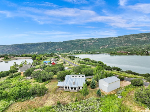 9906 E Lake Pines Dr Unit 1187, Heber City, UT 84032 - bird's eye view with a water and mountain view