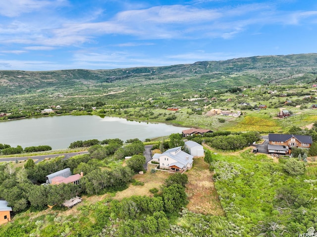 9906 E Lake Pines Dr Unit 1187, Heber City, UT 84032 - aerial view featuring a water and mountain view