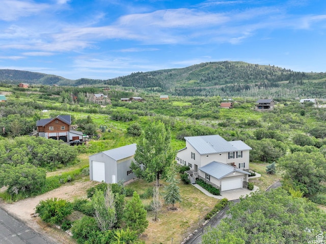 9906 E Lake Pines Dr Unit 1187, Heber City, UT 84032 - bird's eye view featuring a mountain view and a view of trees