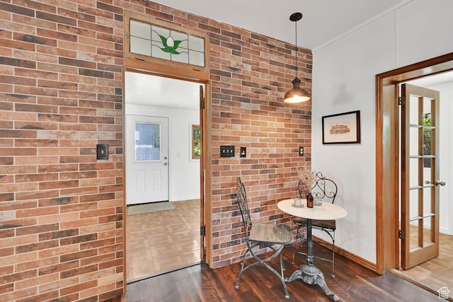 408 E 1700 S, Salt Lake City, UT 84115 - dining room featuring baseboards and parquet flooring