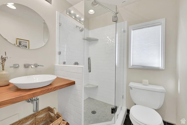 408 E 1700 S, Salt Lake City, UT 84115 - full bath with a shower stall, a sink, and toilet