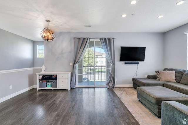 1113 W 160 N, Pleasant Grove, UT 84062 - living area featuring baseboards, recessed lighting, and a healthy amount of sunlight