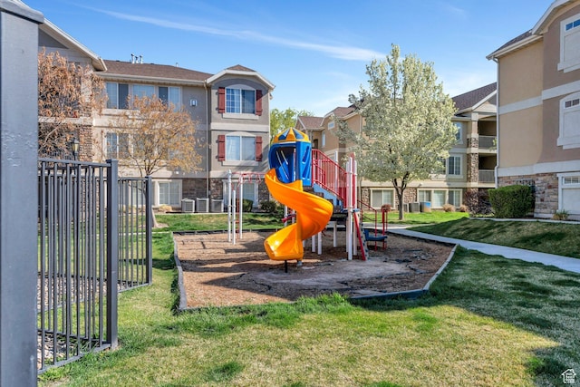 1113 W 160 N, Pleasant Grove, UT 84062 - community play area with a yard, a residential view, and fence