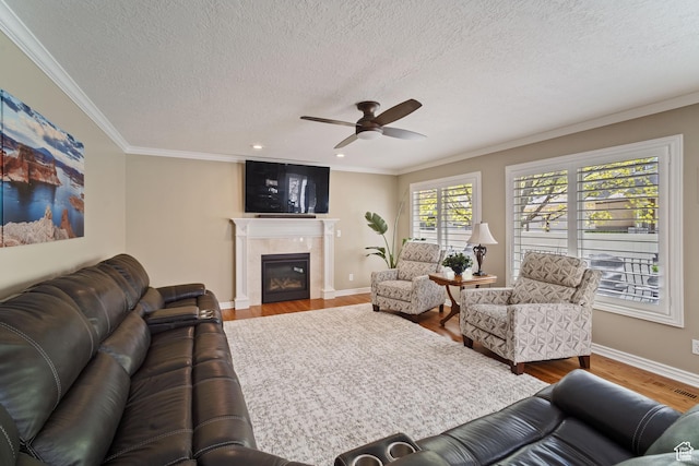 1778 E Indian Wells Ln, Draper, UT 84020 - living area featuring ceiling fan, wood finished floors, and a textured ceiling