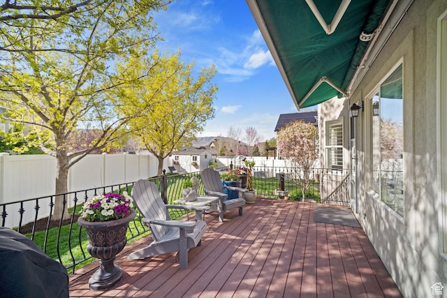 1778 E Indian Wells Ln, Draper, UT 84020 - deck featuring grilling area and fence