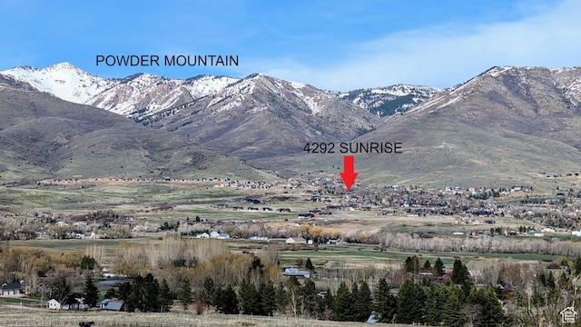 view of mountain feature