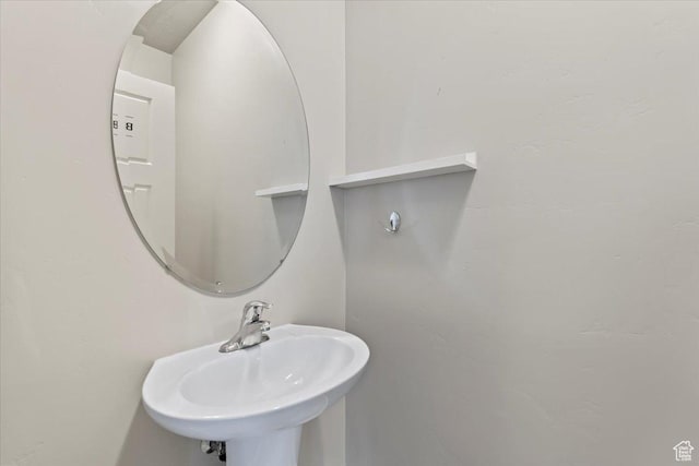 bathroom with a sink