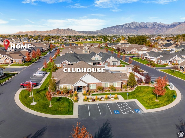 1262 S 50 E Unit 3, Lehi, UT 84043 - bird's eye view featuring a mountain view and a residential view