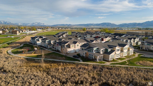 1221 W 2415 S, Nibley, UT 84321 - birds eye view of property featuring a mountain view and a residential view