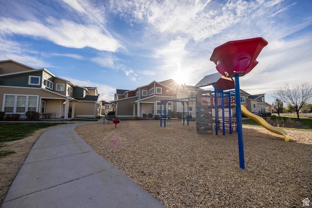 1221 W 2415 S, Nibley, UT 84321 - community playground featuring a residential view