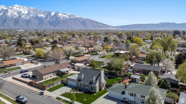 282 E 9545 S, Sandy, UT 84070 - aerial view featuring a residential view and a mountain view