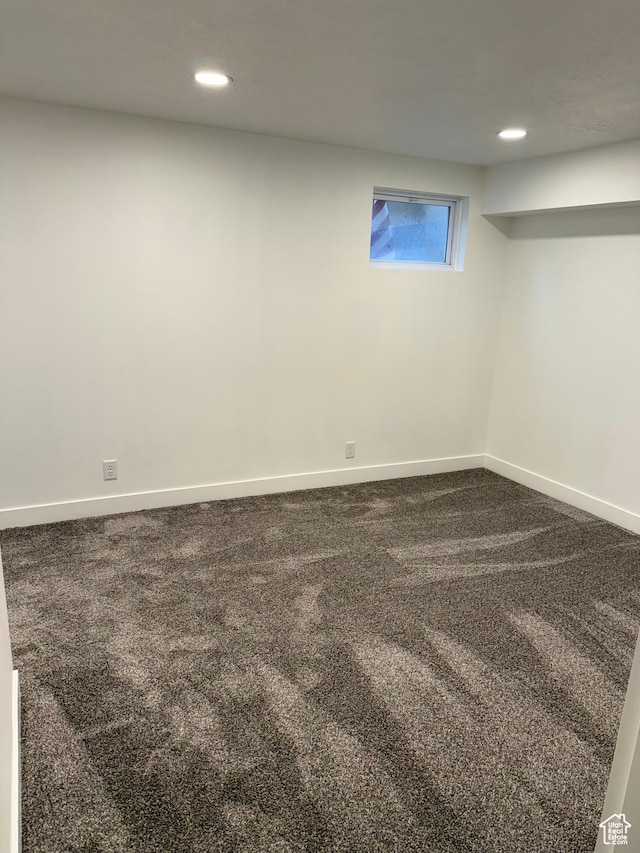 3049 S Orchard Dr Unit B, Bountiful, UT 84010 - basement featuring recessed lighting, baseboards, and carpet floors