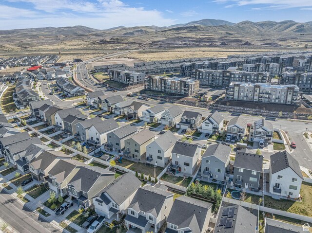 14843 S Beckenbauer Ave, Herriman, UT 84096 - aerial view featuring a mountain view