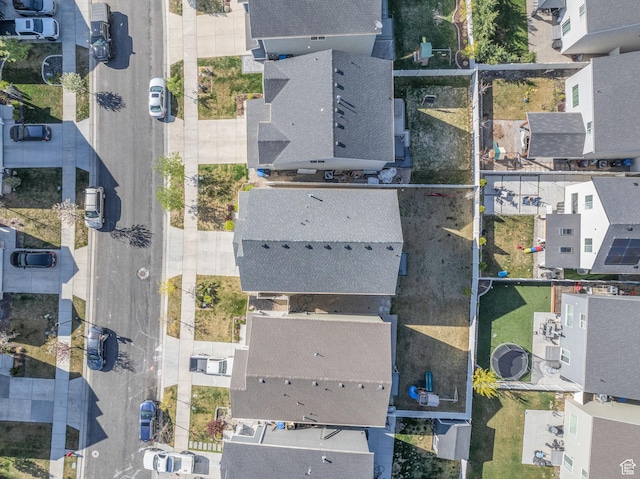 14843 S Beckenbauer Ave, Herriman, UT 84096 - drone / aerial view featuring a residential view
