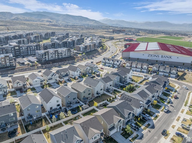 14843 S Beckenbauer Ave, Herriman, UT 84096 - birds eye view of property featuring a mountain view