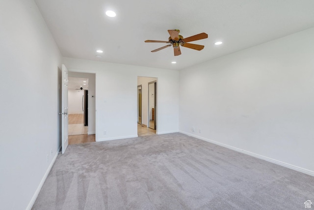 1769 Cobblestone Dr, Provo, UT 84604 - unfurnished bedroom featuring recessed lighting and light colored carpet