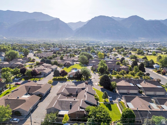 1769 Cobblestone Dr, Provo, UT 84604 - aerial view of residential area with mountains