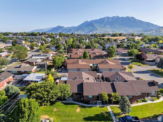 1769 Cobblestone Dr, Provo, UT 84604 - aerial view of residential area with a mountainous background