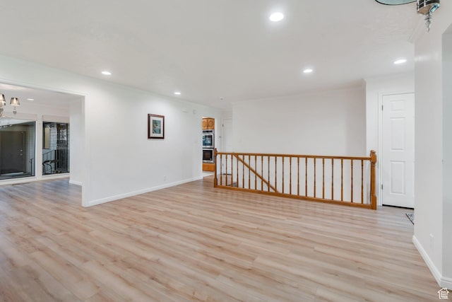 1769 Cobblestone Dr, Provo, UT 84604 - unfurnished room featuring recessed lighting and light wood-style flooring