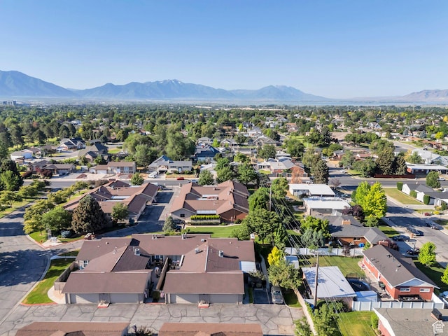 1769 Cobblestone Dr, Provo, UT 84604 - aerial perspective of suburban area featuring a mountain backdrop