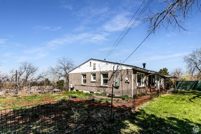 4455 S Aspen Hollow Ln, Holladay, UT 84117 - view of home's exterior featuring a yard and fence