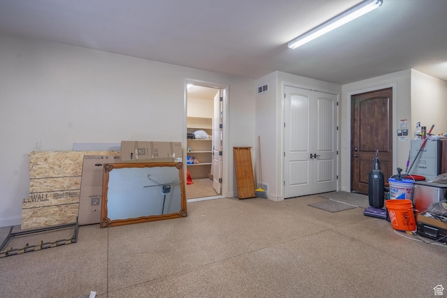 1844 N Wellington St, Washington, UT 84780 - interior space featuring baseboards, visible vents, and carpet floors
