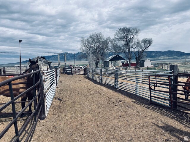4270 W 2000 N, Malad City, ID 83252 - exterior space featuring a mountain view and an exterior structure