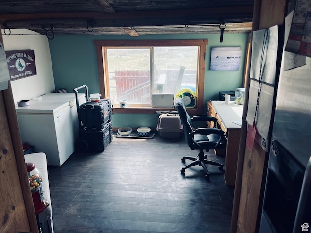 4270 W 2000 N, Malad City, ID 83252 - office featuring dark wood-style flooring