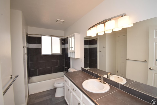 9111 S Parakeet Dr, Sandy, UT 84093 - full bath featuring vanity, shower / tub combination, and toilet