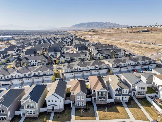 4434 W Glendon Dr, Lehi, UT 84043 - drone / aerial view featuring a mountain view and a residential view