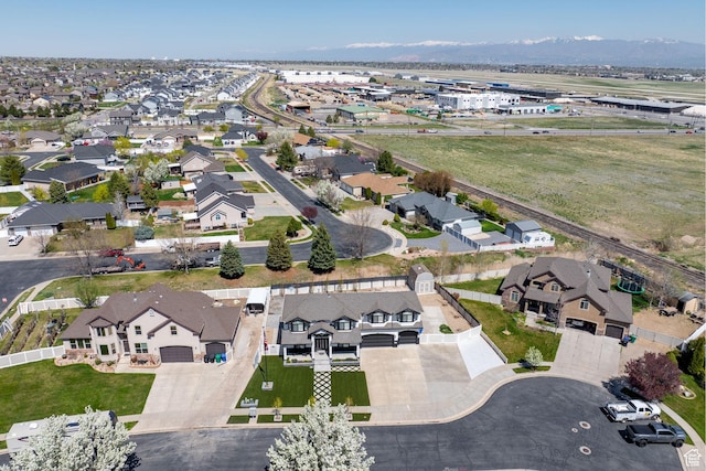 4634 W Baldy Dr, West Jordan, UT 84088 - birds eye view of property with a residential view