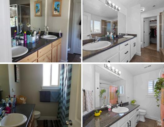 4634 W Baldy Dr, West Jordan, UT 84088 - full bathroom with a sink and toilet