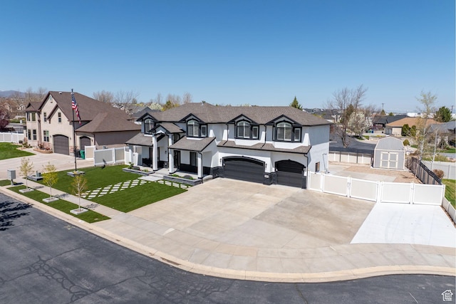 4634 W Baldy Dr, West Jordan, UT 84088 - french provincial home with fence and a residential view