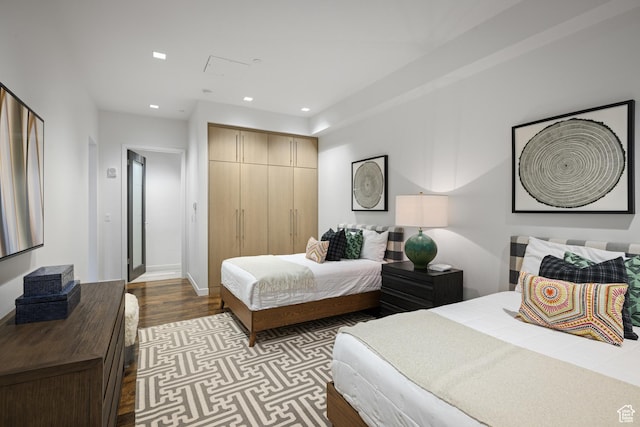 333 Main St Unit 23, Park City, UT 84060 - bedroom with recessed lighting, a closet, and wood finished floors