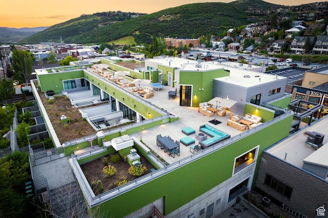 333 Main St Unit 23, Park City, UT 84060 - birds eye view of property with a mountain view