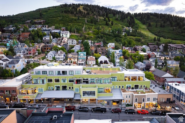 333 Main St Unit 23, Park City, UT 84060 - aerial view featuring a wooded view and a mountain view