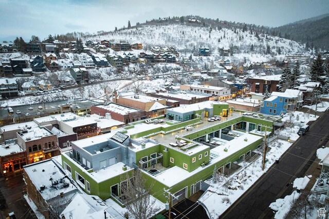 333 Main St Unit 23, Park City, UT 84060 - snowy aerial view with a mountain view