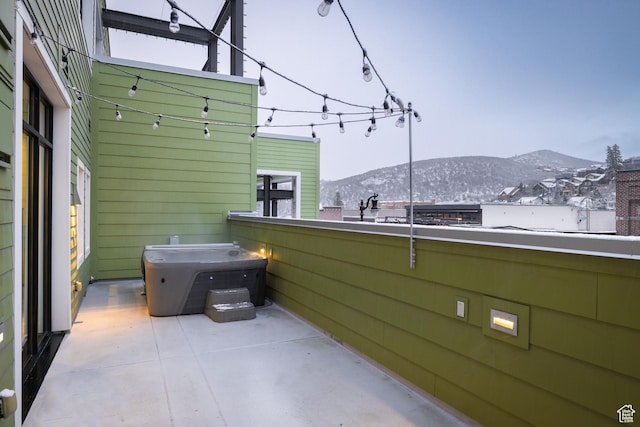 333 Main St Unit 23, Park City, UT 84060 - view of patio featuring a mountain view and a balcony