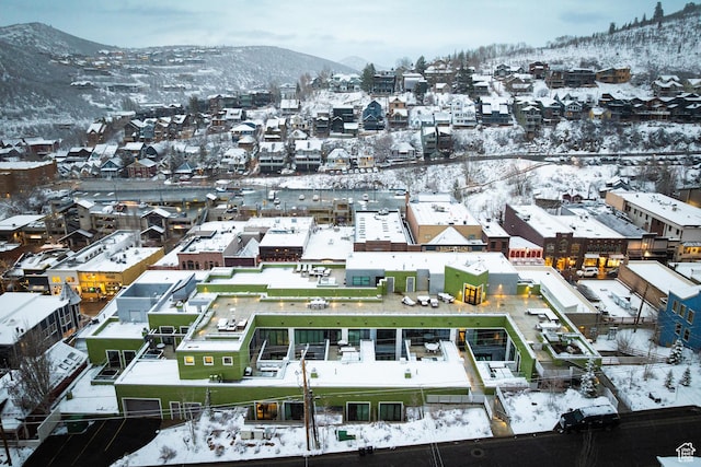 333 Main St Unit 23, Park City, UT 84060 - snowy aerial view with a mountain view