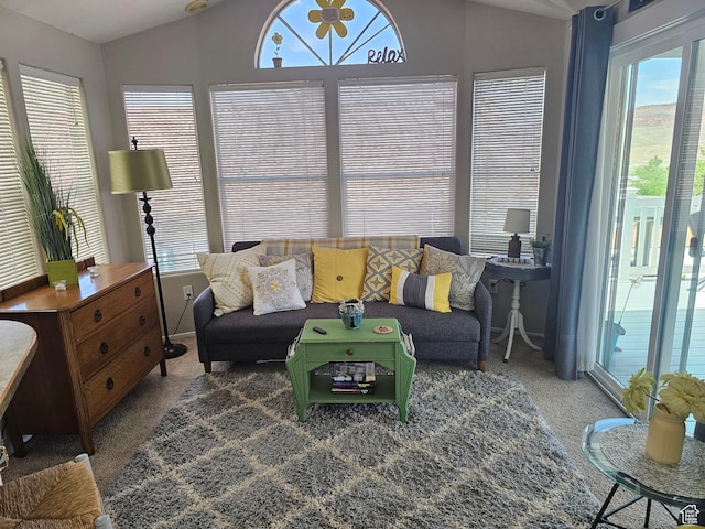 16 Mountain Vw, Hurricane, UT 84737 - interior space with carpet and lofted ceiling