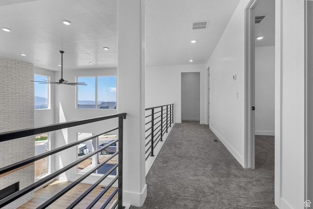 4125 N Maple Blvd W Unit 119, Lehi, UT 84043 - corridor featuring carpet floors, baseboards, and recessed lighting