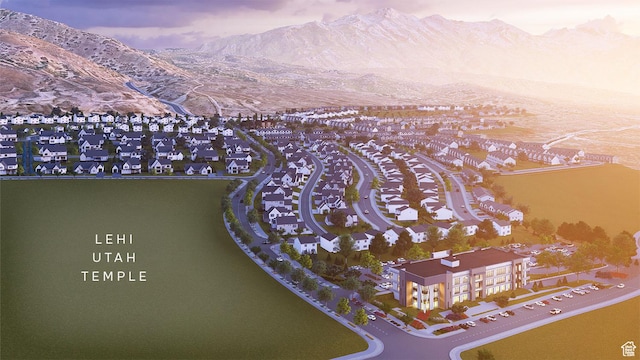 4125 N Maple Blvd W Unit 119, Lehi, UT 84043 - aerial view of property's location with a mountainous background