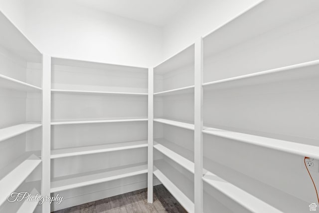 view of storage area