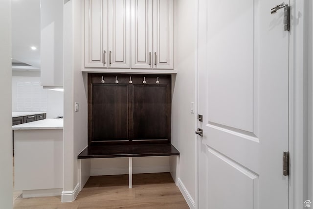 2889 E 1400 S, St George, UT 84790 - mudroom with light wood-style flooring and baseboards