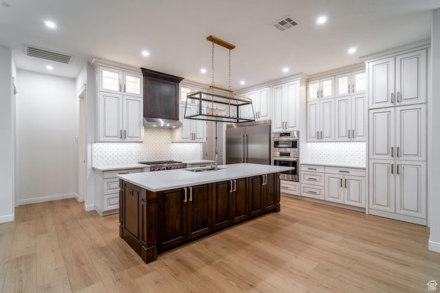 2889 E 1400 S, St George, UT 84790 - kitchen featuring baseboards, light countertops, visible vents, and stainless steel appliances