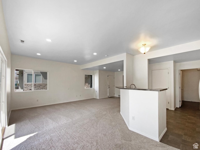 6647 W Merlot Way, West Jordan, UT 84081 - carpeted spare room with visible vents, baseboards, and recessed lighting