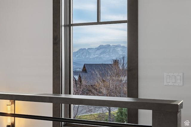 details with a mountain view