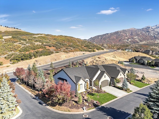 2219 E Fair Winns Ln, Draper, UT 84020 - birds eye view of property featuring a mountain view