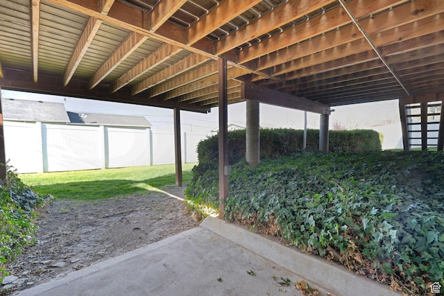 8046 W Harker Canyon Dr, Magna, UT 84044 - view of yard with fence